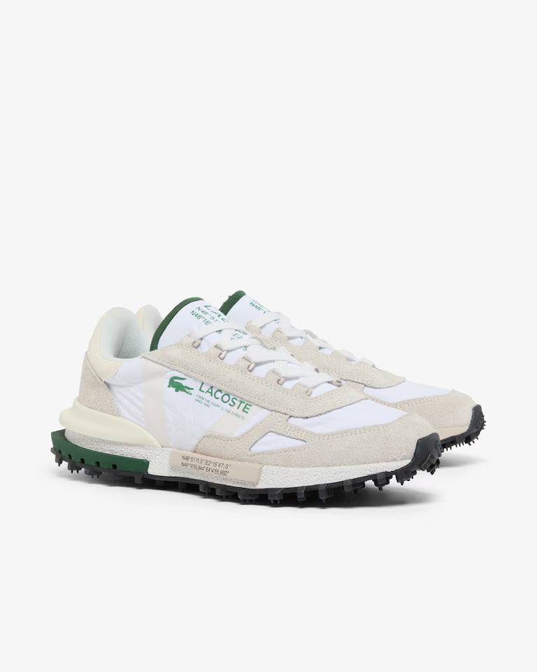 Lacoste Men's Elite Active Sneakers - Green White