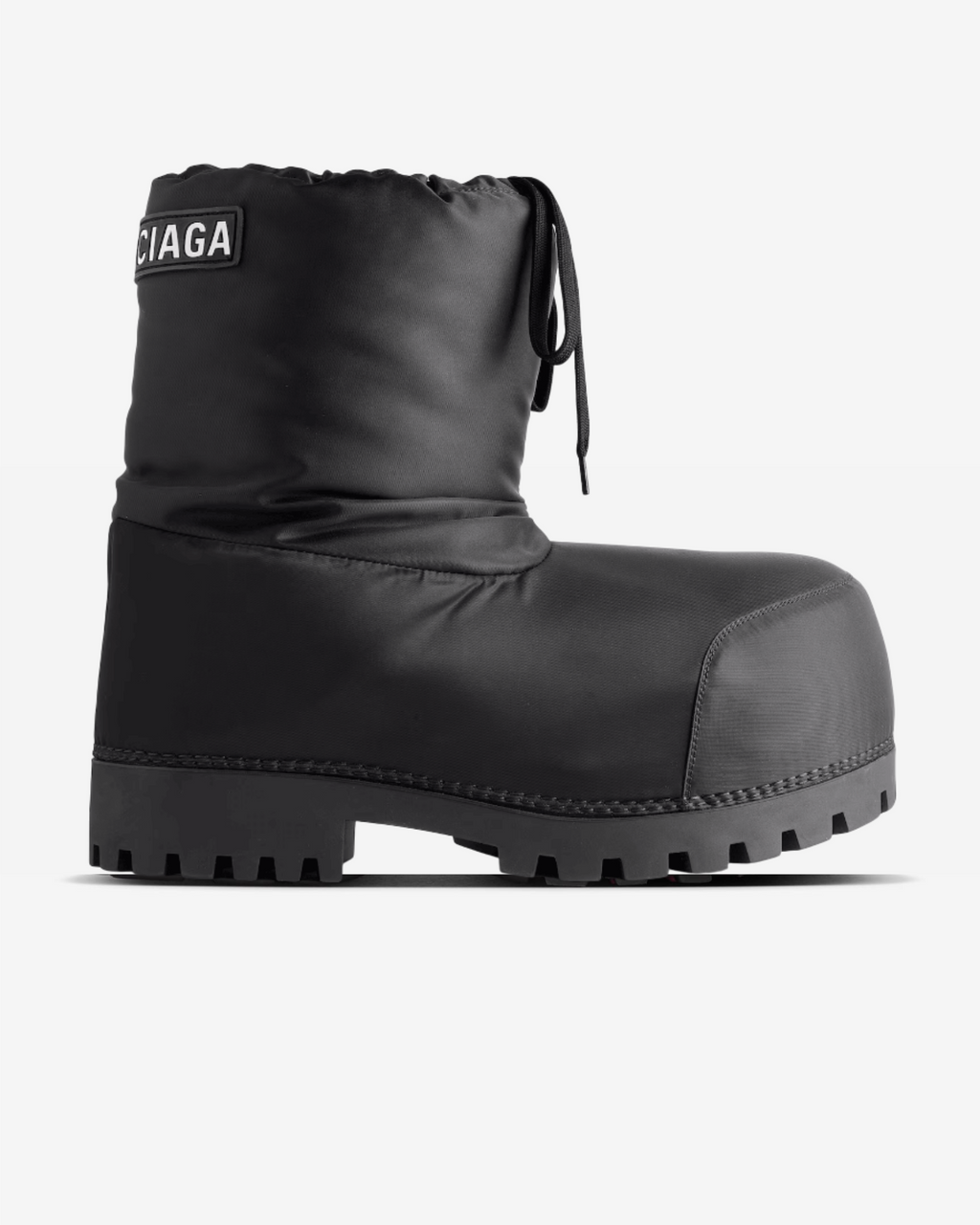 Alaska Low Boot in black nylon