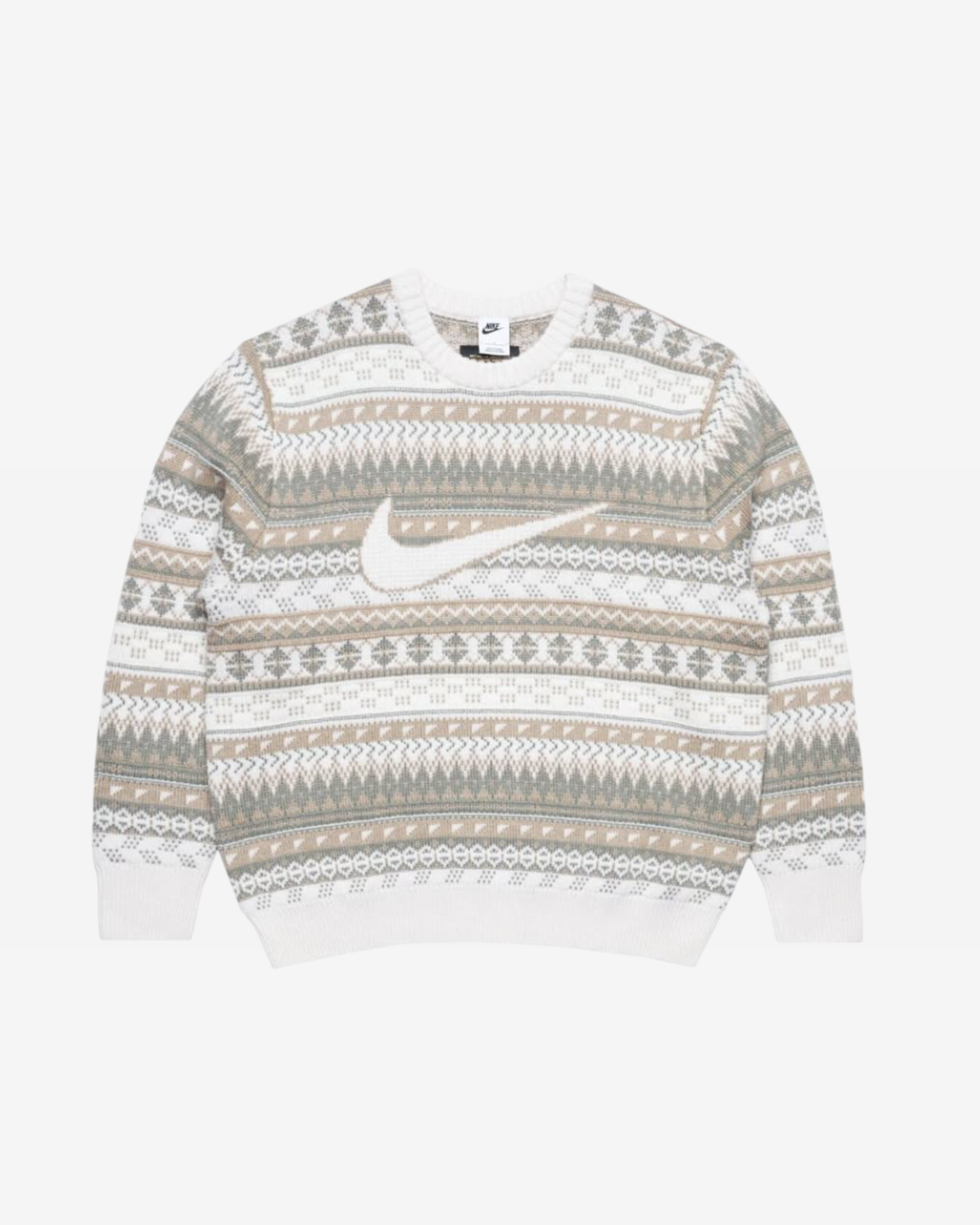 Nike Life Fair Isle Swoosh Sweatshirt