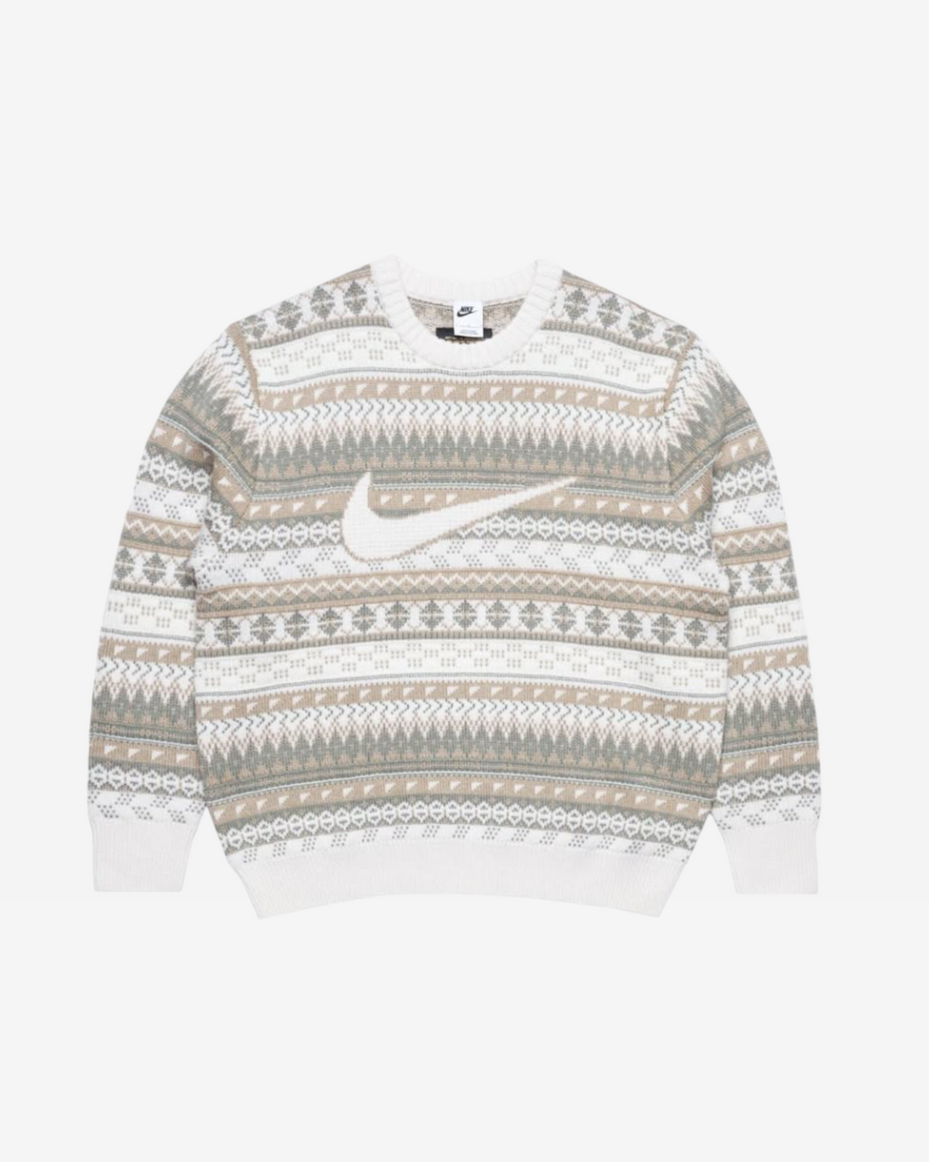 Nike Life Fair Isle Swoosh Sweatshirt