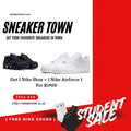 1x Nike Shox TL and 1x Nike AirForce 1 Sneaker - Student Combo Sale