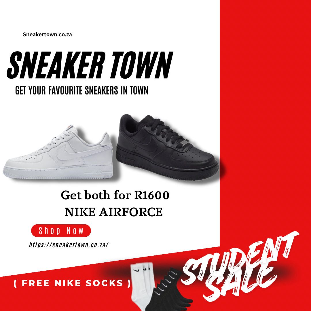 2x Nike AirForce 1 Sneaker - Student Combo Sale