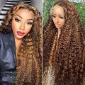 13x4 Super Double drawn pixel curly Hair Wig