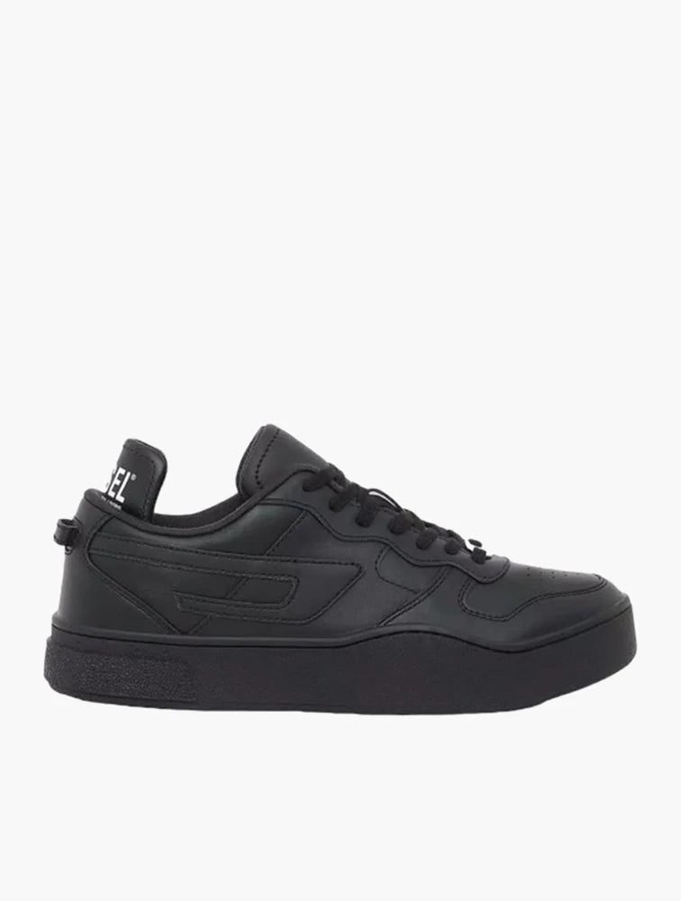Diesel Mens S-Ukiyo V2 Low All Black Sneaker