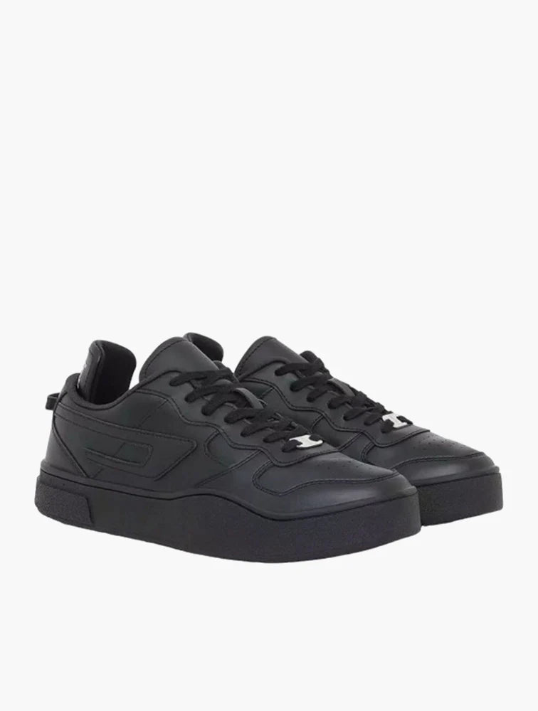 Diesel Mens S-Ukiyo V2 Low All Black Sneaker