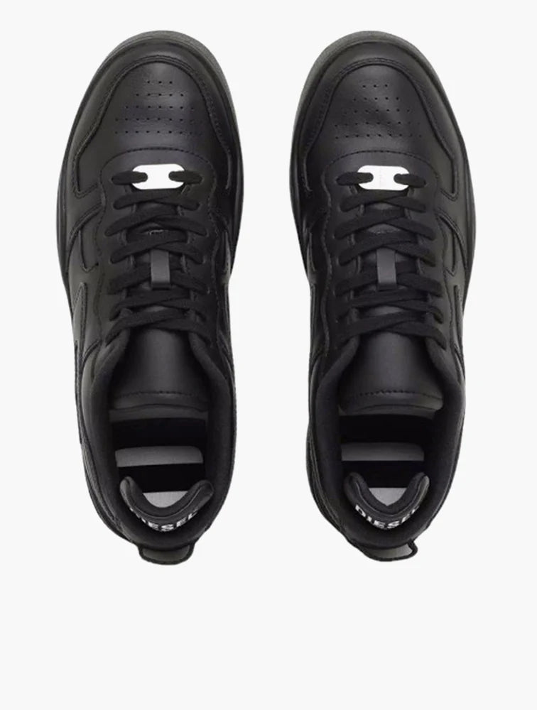 Diesel Mens S-Ukiyo V2 Low All Black Sneaker