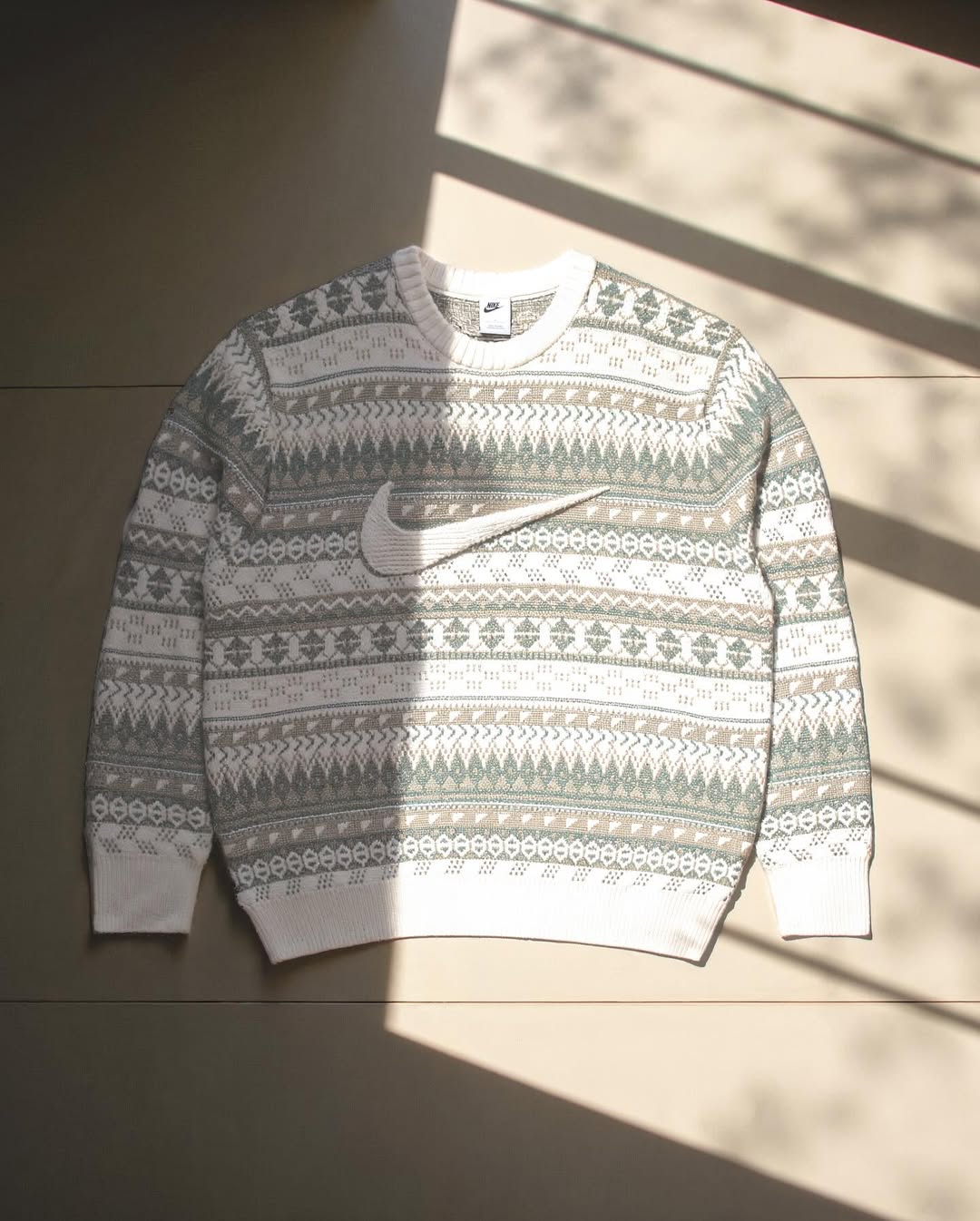 Nike Life Fair Isle Swoosh Sweatshirt