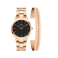 Daniel Wellington Iconic Link Black Watch + Elan Bracelet RG